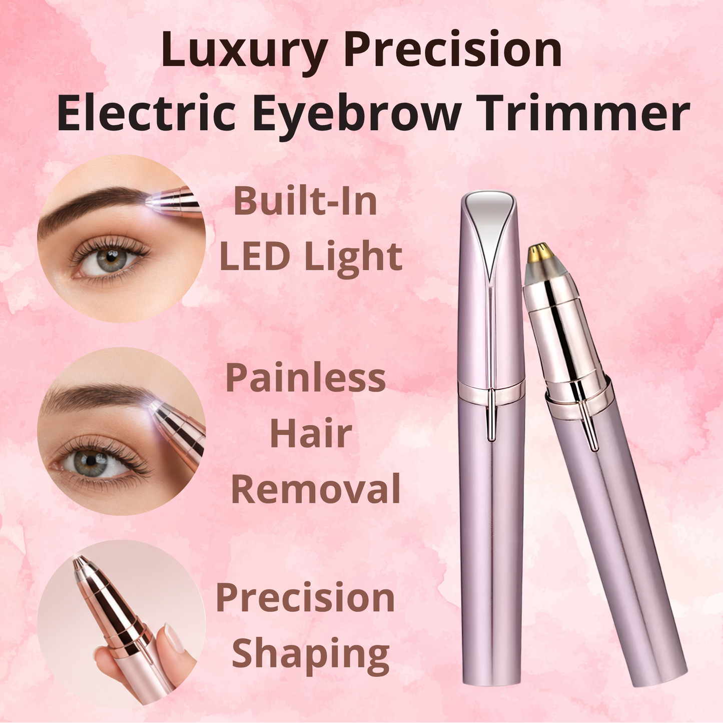Luxury Precision Electric Eyebrow Trimmer